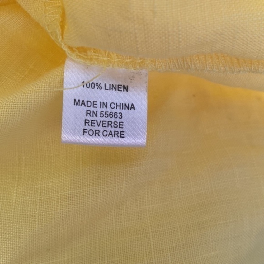 For‎ Cynthia Button Front Linen top - Picture 6 of 7